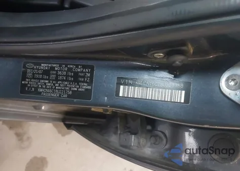 2008 Hyundai Accent Gls from USA, damaged, VIN KMHCN46C18U221758